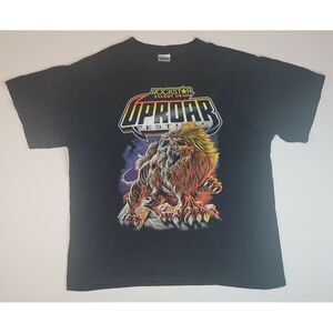 2011 Uproar‎ Festival T-Shirt Mens Large. Rockstar Energy Drink Music Black Tee